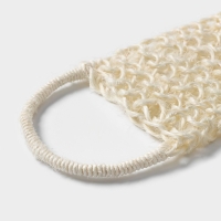 Мочалка-лента для тела натуральная Доляна, 58&times;11 см