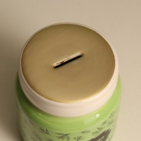 Копилка керамика "Зелень в банке" 11,5х11,5х14,3 см Копилка керамика "Зелень в банке" 11,5х11,5х14,3 см