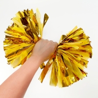 Помпон 1шт, цвет золото Помпон 1шт, цвет золото