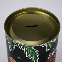 Копилка новогодняя подарок &laquo;Новый год: Деньги зло&raquo;, XXL, 20 х 12,5 см