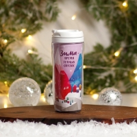 Новый год. Подарочный набор &laquo;Сияй в новом году&raquo;: термостакан 350 мл., ланч-бокс 500 мл