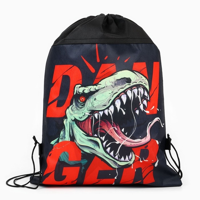 Мешок для обуви &laquo;Динозавр&raquo; нетканное полотно, размер 30 х 40 см