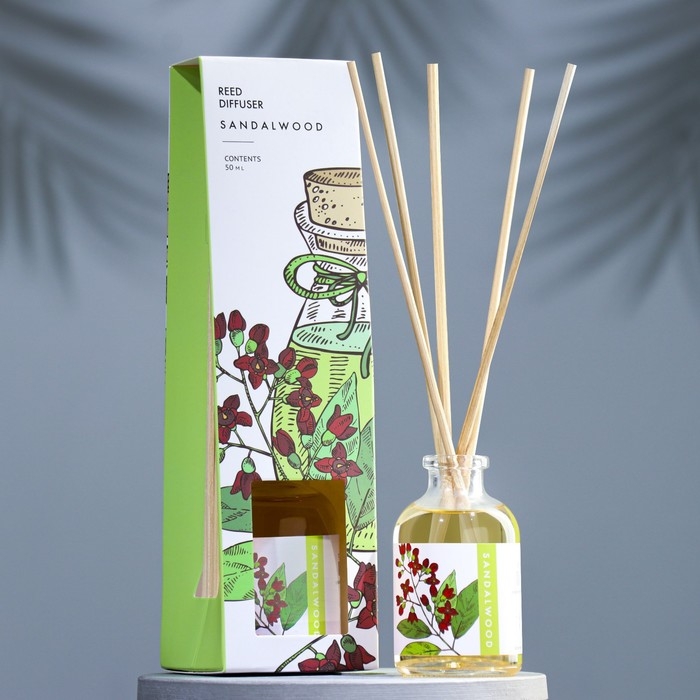 Диффузор ароматический Диффузор ароматический "Sandal Wood", сандаловое дерево, 50 мл
