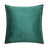 Наволочка декоративная Этель &laquo;Кант&raquo;, 45х45, цвет изумрудный, велюр (100% пэ)