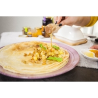 Ложка деревянная для меда из алтайской березы, 20 см