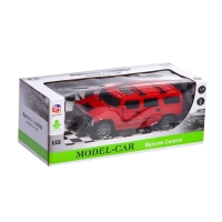 Джип радиоуправляемый &laquo;Внедорожник&raquo;, 1:18, свет, работает от батареек, цвет красный