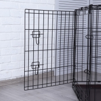 Клетка для собак №4 с поддоном, складная, 94 х 64 х 72 см