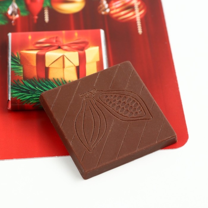 Новый год! Шоколад в открытке &laquo;Волшебного Нового года&raquo;, 1 шт х 5 г