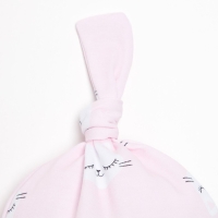 Комплект: боди, шапочка и брюки Крошка Я &laquo;Киса&raquo;, рост 74-80 см