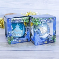 Шар "Зимний  2 "     8,5 см, микс