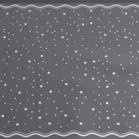 Пленка для цветов "Горох" белая 0,5 х 200гр, 40мкм