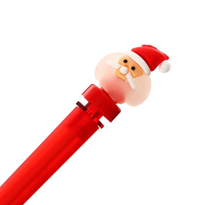 Новый год. Ручка прикол, гелевая, МИКС Новый год. Ручка прикол, гелевая, МИКС