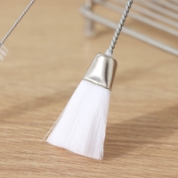 Набор ёршиков для посуды Доляна, 2 шт: 14,5×2,5 см, 17×0,5 см, цвет белый Набор ёршиков для посуды Доляна, 2 шт: 14,5×2,5 см, 17×0,5 см, цвет белый