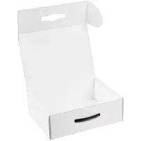 Коробка Matter Light, белая, с черной ручкой