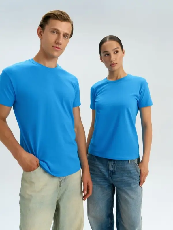 Футболка Regent 150 ярко-бирюзовая, размер XS