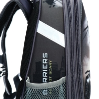 Рюкзак каркасный школьный 38 х 30 х 16 см, эргономичная спинка, Stavia "Авто", коричневый Рюкзак каркасный школьный 38 х 30 х 16 см, эргономичная спинка, Stavia "Авто", коричневый