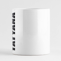 Кружка керамическая «Татьяна», 320 мл, цвет белый Кружка керамическая «Татьяна», 320 мл, цвет белый