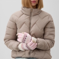 Перчатки женские на иск.меху MINAKU 22 см розовый Перчатки женские на иск.меху MINAKU 22 см розовый