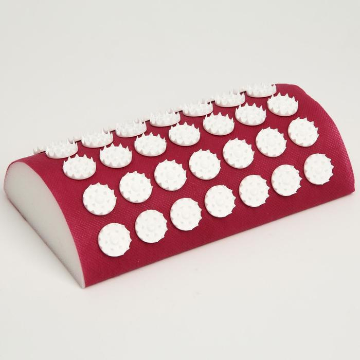 Аппликатор Кузнецова, валик для шеи, спанбонд, красный, 14 x 23 см. Аппликатор Кузнецова, валик для шеи, спанбонд, красный, 14 x 23 см.