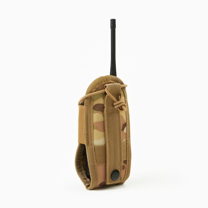 Подсумок тактический для рации Baofeng, 6.5&times;5&times;15 см, на пояс и бронежилет, MOLLE, мультикам
