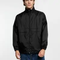 Ветровка из нейлона Surf 210 черная, размер XXL Ветровка из нейлона Surf 210 черная, размер XXL