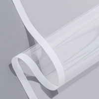 Пленка глянцевая прозрачная "Полоса", 58 см x 10 м, белый Пленка глянцевая прозрачная "Полоса", 58 см x 10 м, белый