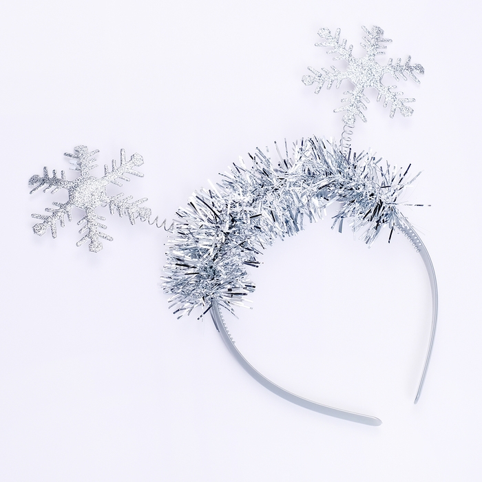 Карнавальный набор &laquo;Яркая снежинка&raquo;, рост 104-110 см, платье, ободок