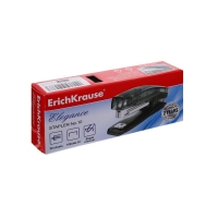 Степлер ErichKrause Elegance № 10, до 20 листов, встроенный антистеплер, МИКС