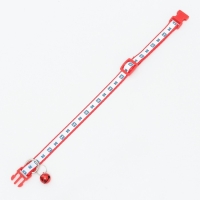 Ошейник "Кость" светоотражающий, 31 х 1 см, красный Ошейник "Кость" светоотражающий, 31 х 1 см, красный