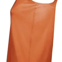 Майка женская Moka 110, оранжевая, размер S