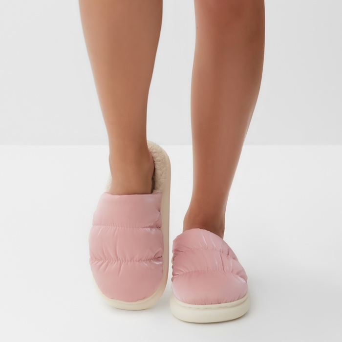 Тапочки женские, размер 36-37, цвет розовый