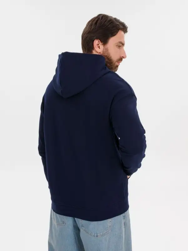 Худи оверсайз унисекс Outshine, темно-синее, размер XS/S