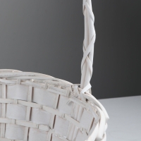 Набор корзин из 3 шт, D37xH16/44 см, D30xH14/38 см, D25xH12/33 см, белый, ива Набор корзин из 3 шт, D37xH16/44 см, D30xH14/38 см, D25xH12/33 см, белый, ива