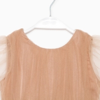 Платье для девочки нарядное KAFTAN, рост 122-128 см (34), бежевый