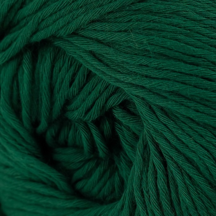 Пряжа "Bouquet Unicolor" 100% хлопок 200м/100г (3221 зелень тёмная)