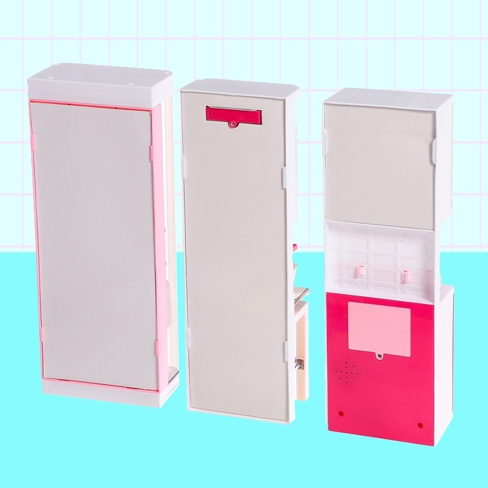 Набор мебели для кукол &laquo;Ванная комната&raquo;, санузел, раковина, постирочная