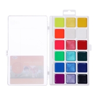 Акварель 18 цветов "Оранжевое солнце", без кисти Акварель 18 цветов "Оранжевое солнце", без кисти