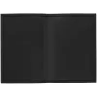 Обложка для паспорта Shall, черная Обложка для паспорта Shall, черная