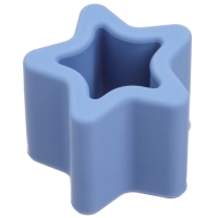 Развивающая игрушка - сортер &laquo;Изучаем фигуры&raquo;, пищевой силикон, цвет голубой, Mum&Baby