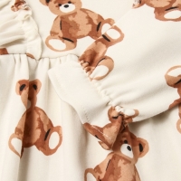 Платье детское с рюшами KAFTAN "Мишки" р.28 (86-92) Платье детское с рюшами KAFTAN "Мишки" р.28 (86-92)