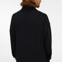 Свитшот оверсайз унисекс S6, черный, размер XS/S