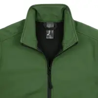 Куртка софтшелл женская Race Women, темно-зеленая, размер XL Куртка софтшелл женская Race Women, темно-зеленая, размер XL