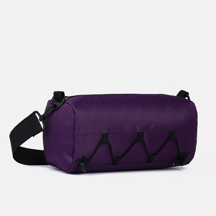 Сумка детская спортивная на молнии для девочки, регулируемый ремень, цвет сиреневый Сумка детская спортивная на молнии для девочки, регулируемый ремень, цвет сиреневый