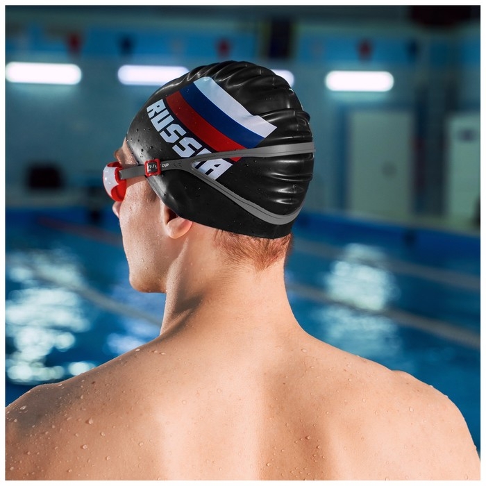 Очки для плавания ONLYTOP, беруши, UV защита