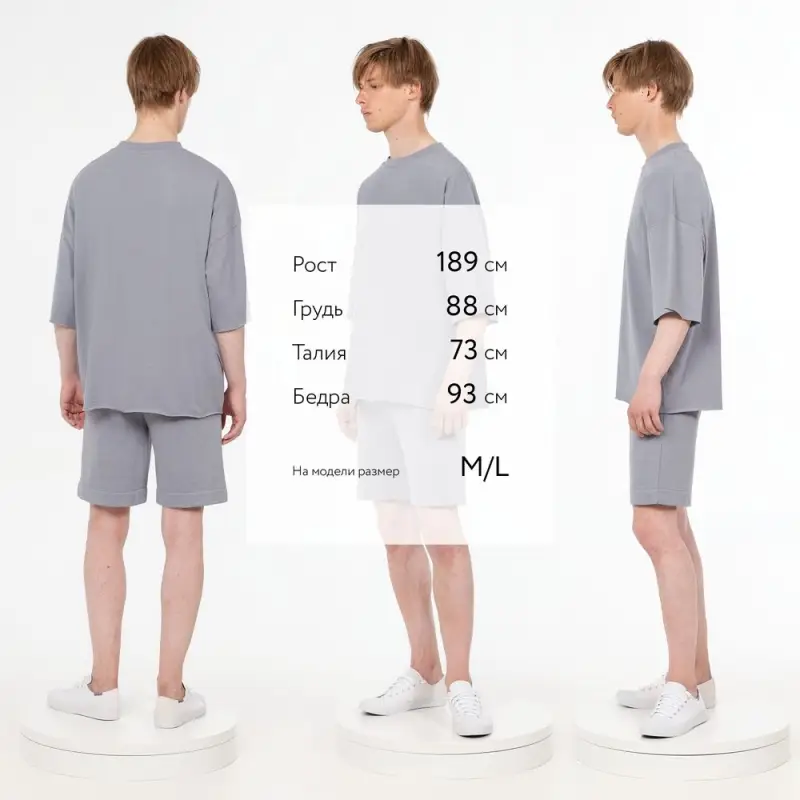 Футболка унисекс T1, серая, размер XS/S