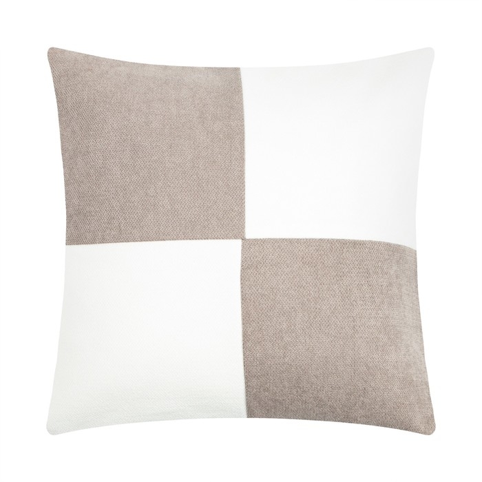 Наволочка декоративная Этель Геометрия цвет серый/белый 45 х 45 см, 100% п/э Наволочка декоративная Этель Геометрия цвет серый/белый 45 х 45 см, 100% п/э