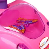 Толокар &laquo;Машинка для девочки&raquo;, с музыкой, цвет розовый