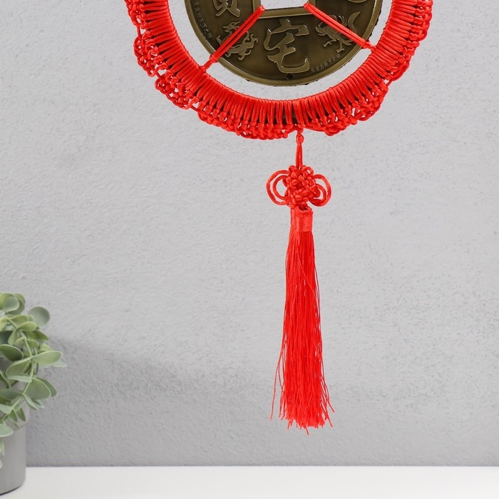 Подвеска металл, текстиль Подвеска металл, текстиль "Ценности" 20х20х50 см