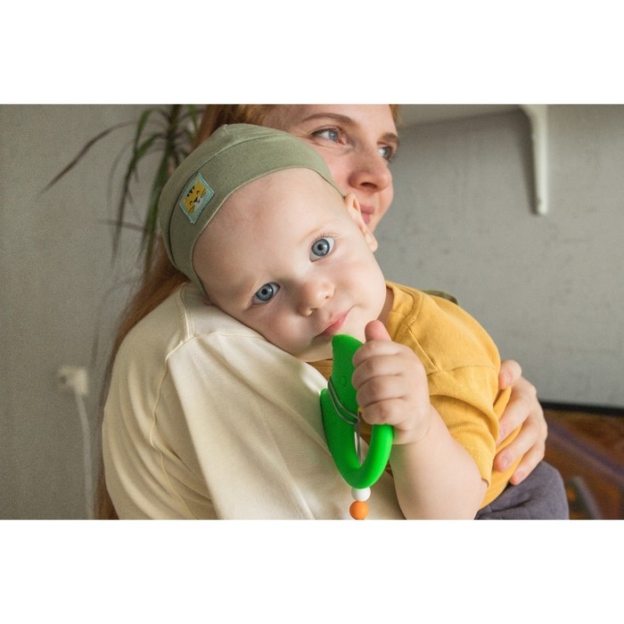 Прорезыватель силиконовый на держателе «Котик», Крошка Я Прорезыватель силиконовый на держателе «Котик», Крошка Я