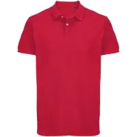 Рубашка поло унисекс Pacific, красная, размер 3XL